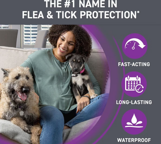 Frontline Plus Flea and Tick Treatment for Dogs 3 Month Medium Dog 23-44 Pounds