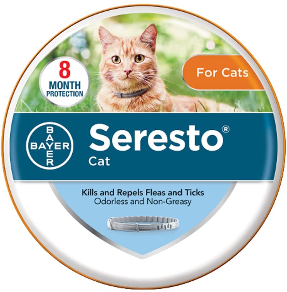 Seresto Flea and Tick Collar for Cats 8-month Flea and Tick Collar for Cats