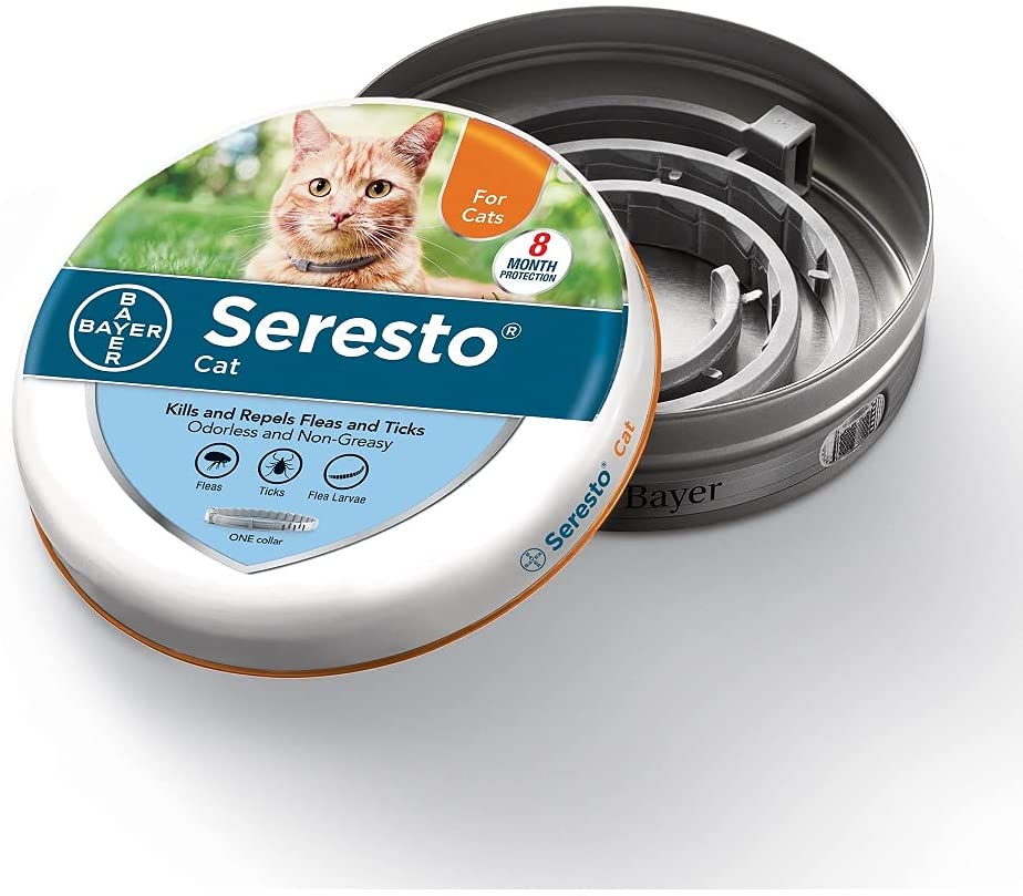 Seresto Flea and Tick Collar for Cats 8-month Flea and Tick Collar for Cats